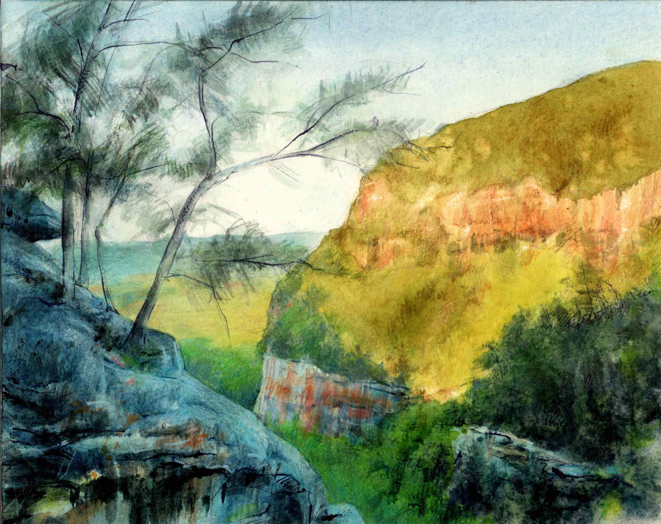 The Book of Time at Cloudland Canyon by Ann Litrel